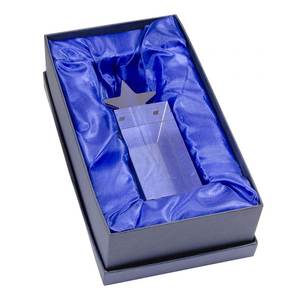 Trofeo a Forma di Stella e Parallelepipede H 150 mm per Premi, Omaggi Fieristici e Regali di Benvenuto - Product Image 3