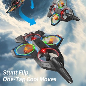 2026 New SJY-L2 <b>Remote</b> <b>Control</b> Fighter Electric Foam Glider Stunt Tumbling UAV Hovering Helicopter with LED Colorful Lights - Product Image 2