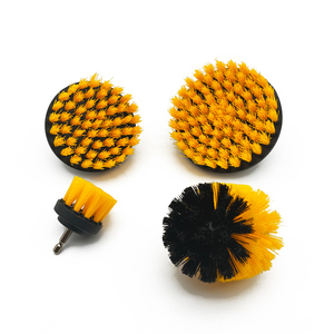 Lot de 4 brosses de nettoyage multi-surfaces en microfibre pour perceuse, <span class=keywords><strong>kit</strong></span> de nettoyage de voiture anti-rayures - Product Image 5