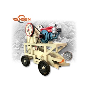 Quy mô nhỏ máy móc khai thác mỏ laboratorype 150x250 mô hình máy nghiền hàm với rung màn hình - Product Image 1