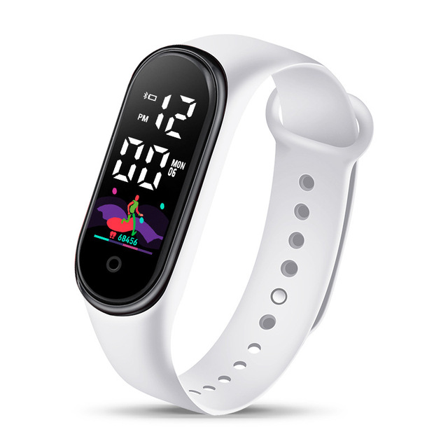 2024 Cheap Colorful Mi 8 Band Touch Screen Sport Watches Reloj Waterproof Electronic Bracelet Led Digital Watch