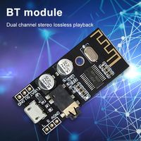 Module audio compatible Bluetooth MH M18 M28 M38, kit de modification DIY HiFi avec voyant lumineux pour la lecture de musique sans fil