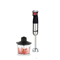 Mixeur Plongeant 1200W 14000 tr/min avec 4 Lames, en Plastique Sans BPA, Accessoires Lavables au Lave-Vaisselle, pour Usage Domestique