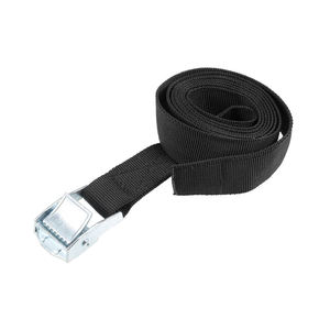 Correas de amarre con hebilla de leva de 1 pulgada x 12 pies con ganchos en S, resistencia a la rotura de 600 lb, hebilla de leva de acero aleado, para motocicleta y carga ligera - Product Image 3