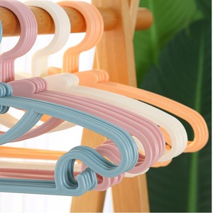 Childrens Clothes Hangers Blue Pink White Orange Rectangle Hook Type Non Slip Traceless Drying Rack For Baby Newborn Household - Product Image 4