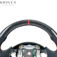 Volant de course Kryvex pour S2000 DC5 Civic Type R avec cuir et fibre de carbone - Couleur et surpiqûres personnalisables