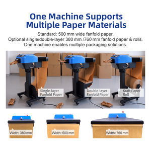 Machine à coussinets en papier PaperEZ SmartCushion 2.0, machine à remplir les espaces vides en papier kraft 380/500/760 mm pour l'emballage - Product Image 3