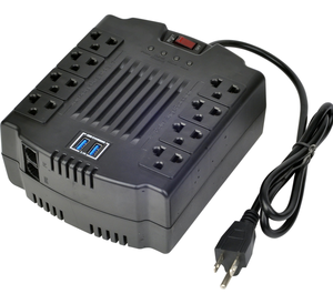 Gran oferta US AVR 300/500/600W <span class=keywords><strong>regulador</strong></span> <span class=keywords><strong>de</strong></span> <span class=keywords><strong>voltaje</strong></span> 1000/1200VA Protector contra sobretensiones tira <span class=keywords><strong>de</strong></span> alimentación estabilizador <span class=keywords><strong>de</strong></span> <span class=keywords><strong>voltaje</strong></span> automático 1M cable <span class=keywords><strong>de</strong></span> extensión - Product Image 4