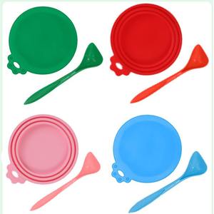 Couvre-boîte en silicone réutilisable, couvercle de stockage sain pour aliments pour petits chiens et chats avec joint d'étanchéité - Product Image 3