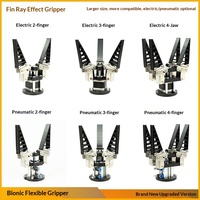 Pinza Robótica Flexible Biónica, Dedo Flexible, Adaptador Neumático Eléctrico, Dispositivo de Sujeción Suave