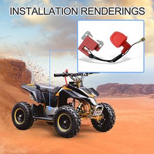 GOOFIT — bobine d'<span class=keywords><strong>allumage</strong></span> rouge de rechange pour Moto 2 temps 47cc 49cc, Pocket Bike, Dirt Bike, Mini Moto pour enfants, <span class=keywords><strong>Quad</strong></span>, motocross, bébé - Product Image 6