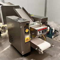Machine automatique commerciale en acier inoxydable pour la fabrication de feuilles de raviolis, grande capacité, pour wontons, empanadas et feuilles de rouleaux de printemps