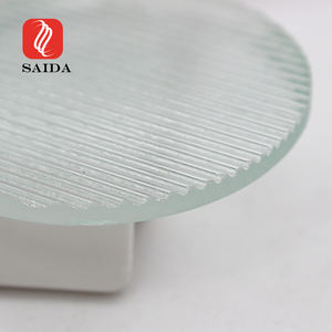 <span class=keywords><strong>Verre</strong></span> trempé <span class=keywords><strong>strié</strong></span> transparent ultra blanc résistant aux hautes températures personnalisé pour l'éclairage - Product Image 4