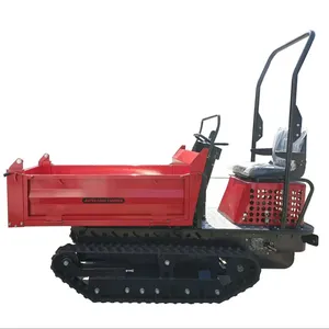 Ant nhỏ kết thúc trước loader 1ton theo dõi Dumper Xăng DIESEL xe cút kít vườn mini Dumper