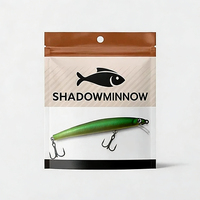 Bolsas de Retorno Impresas por Huecograbado Personalizadas al por Mayor, a Prueba de Humedad, con Cierre Superior Resellable, para Embalaje de Señuelos de Pesca