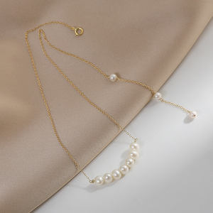 Collier pendentif en argent sterling avec perle d'eau douce 1473, style vintage, bijoux de mariage et de fête, bijoux de fiançailles - Product Image 2