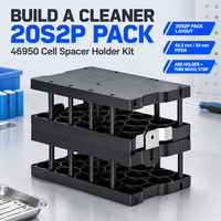 Kit de support de batterie 46950 20S2P avec espaceur de cellules en ABS et bande de nickel pur, pas de 46,3 mm et 54 mm pour batterie cylindrique
