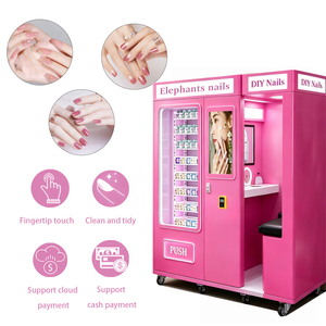 Distributeur automatique de nail art 3D à écran tactile 21 pouces avec retour de monnaie, paiement par carte de crédit, code QR, gestion cloud et graphiques personnalisables pour la beauté - Product Image 6