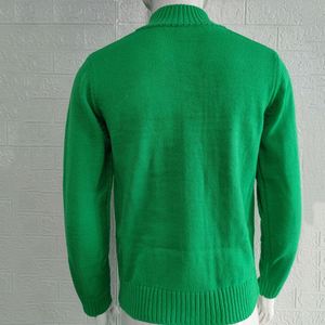 Pulls en maille marron pour hommes, collection hiver 2021, 8 couleurs, grandes tailles <span class=keywords><strong>3XL</strong></span>, cardigans pour hommes, vente en gros (dropshipping) - Product Image 5