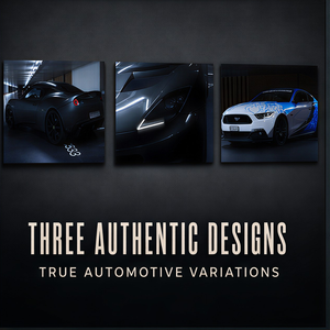 Quadro LED con <span class=keywords><strong>Auto</strong></span> Sportiva Nera, Immagine Automobilistica per Garage, Sala Giochi, Ufficio, Bar e Interni Moderni di Motorsport - Product Image 4