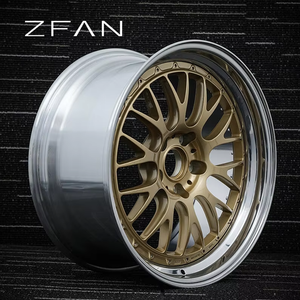 Jantes ZFAN Polish Gold Chrome Concave Deep Dish 17-26 pouces 5x112 5x114 5x120 pour Urus BMW <span class=keywords><strong>Porsche</strong></span> Land Rover - Product Image 1