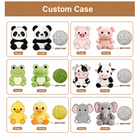 Peluche lestée personnalisée en coton PP brodé par le fabricant, jouet en peluche apaisant, jouet doux anti-stress, animal en peluche personnalisé