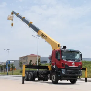 B0B-LIFT guindaste telescópico montado em caminhão hidráulico de 16 toneladas e 20 toneladas com lança reta para venda