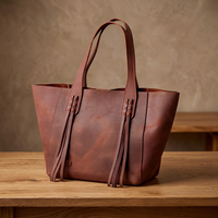 Tas Kulit Asli Untuk Belanja Wanita OEM ODM Kustomisasi Tas Tangan Kulit Berkualitas Terbaik Harga Grosir