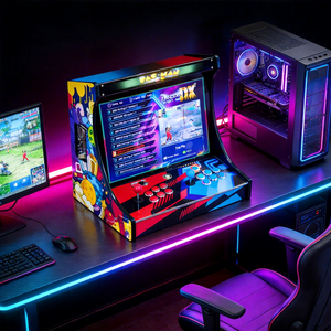 เครื่องเล่นเกมอาร์เคดแบบตั้งโต๊ะพกพาสำหรับใช้ในบ้าน ใช้เหรียญ หน้าจอ 19 นิ้ว ตู้มินิบาร์ท็อป <span class=keywords><strong>ราคา</strong></span>ประหยัด กล่องแพน<span class=keywords><strong>โด</strong></span><span class=keywords><strong>ร่า</strong></span> รับประกัน 1 ปี - Product Image 6