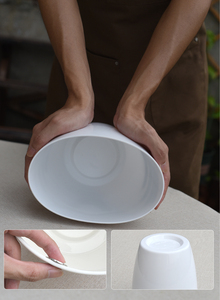 <span class=keywords><strong>Maceta</strong></span> de riego automático con logotipo, <span class=keywords><strong>maceta</strong></span> china de plantación sencilla personalizada para decoración de jardín interior y <span class=keywords><strong>exterior</strong></span>, blanca y moderna, 63g - Product Image 2