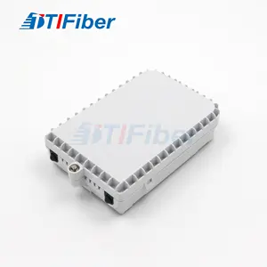 16 Port Pole Mounted Fiber Distribution Box ABS White Case For FTTH
