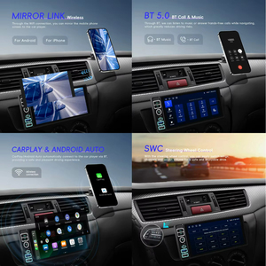 วิทยุติดรถยนต์ Podofo 6.9 นิ้ว 4+64G ระบบแอนดรอยด์ รองรับ Wireless CarPlay/Android Auto หน้าจอ IPS พร้อม GPS WIFI BT AI DSP BT EQ ระบบเสียงสเตอริโอในรถยนต์ ODM - Product Image 2