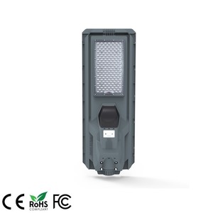 고품질 46미터 원격 제어 야외 태양광 가로등 150W IP67 배터리 <span class=keywords><strong>LED</strong></span> 도로 플라스틱 일체형 2600LM - Product Image 1