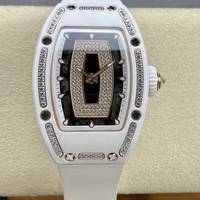 Montre mécanique pour homme, édition Billionaire Ticket RM07-01, cadran en onyx noir, lunette entièrement sertie de diamants, très demandée.