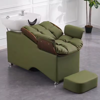 Fauteuil de lavage moderne avec bac en céramique pour salon de coiffure, chambre, salon, atelier - Pour le lavage des cheveux, haute qualité