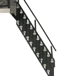 Escalera Telescópica en Forma <span class=keywords><strong>de</strong></span> L <span class=keywords><strong>de</strong></span> Aleación <span class=keywords><strong>de</strong></span> Zinc <span class=keywords><strong>para</strong></span> Montaje en Pared con Barandilla Metálica, Diseño que Ahorra Espacio <span class=keywords><strong>para</strong></span> Áticos, Uso Interior/Exterior - Product Image 1