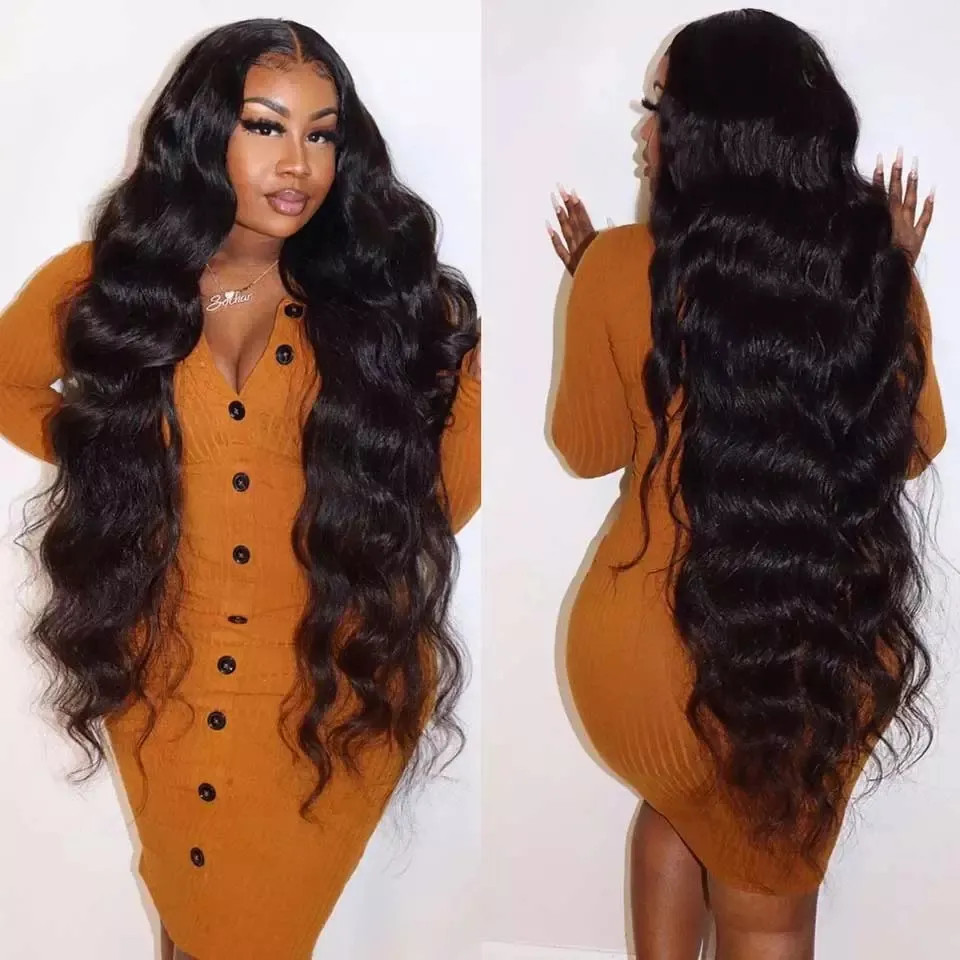 Promotion 20-32 Inch 13x4 HD Lace Wigs Human Hair Lace Front Brazilian Virgin Hair he Lace Frontal Wigs For Black Women