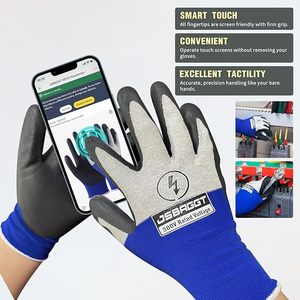 500V thợ điện găng tay rộng rãi áp dụng chống cháy Non-Slip cao su cách điện găng tay cho sốc bảo vệ cảm ứng nhạy cảm - Product Image 4