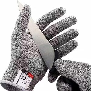 Găng tay bảo hộ lao động chống cắt ANSI A5 <span class=keywords><strong>13G</strong></span> HPPE/Aramid/Basalt, lòng bàn tay dệt kim phủ latex chống nhăn, cấp độ bảo vệ 5 - Product Image 1