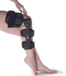 Angle Réglable Genouillère ROM Post Op Articulé Vif Orthopédique Orthèse de Soutien Au Genou Pour Adultes - Product Image 2