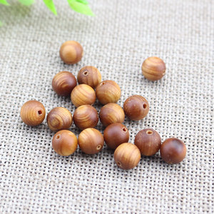 Cuentas sueltas de madera de ciprés de 8 mm, cuentas cilíndricas espaciadoras para la fabricación de pulseras, materiales para accesorios de bricolaje - Product Image 3