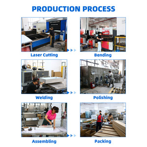 Banco de Trabajo Móvil Cuadrado de Acero Inoxidable Plateado con Certificación NSF, Origen China - Product Image 6