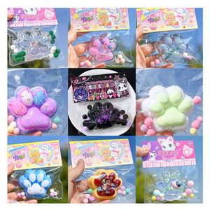 Super Slow Rising High Density <b>Cat</b> Paw Kawaii <b>Squishy</b> Stress Ball Sensory Fidget Therapy Toy Made of TPR Material - Product Image 5