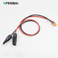 Cable Adaptador Solar FENBAI MC4 a XT60 XT90, Conector PV, Cable de Carga para Panel Solar, Estación de Energía Portátil, Generador Solar