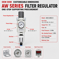 Filtre-régulateur pneumatique AW20 AW30 AW40 AW60, vente directe d'usine, 1,0 MPa, vente en gros industrielle
