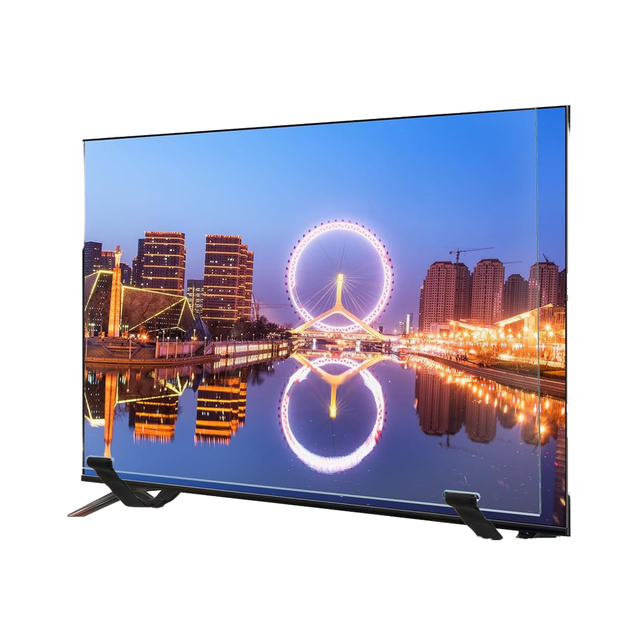 Custom 43Inch HD Clear Acrylic TV Screen Protector Protective Display Single/Dual-Point Support Wall-Mounted TV Computer Monitor