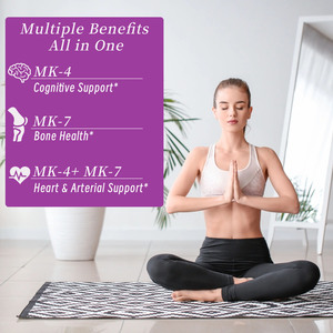Gélules de Vitamine K2 OEM ODM pour la Santé Osseuse, Favorise l'Absorption du Calcium, Soutient les Muscles et les Articulations, Contient de la Vitamine K2 MK-4 - Product Image 3