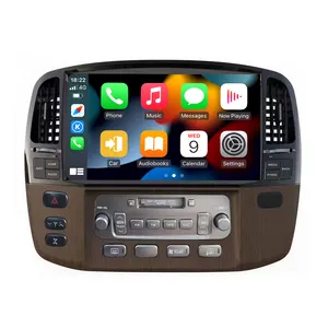 13.3 inch car stereo For Toyota Land Cruiser LC100 Lexus LX470 2003-2007 GPS navigation dsp carplay auto radio android head unit