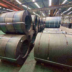 Bobine d'acier noir S345jr S235jr de 1 mm 2 mm 3 mm d'épaisseur, bobine d'acier au carbone laminé à chaud C45 Q235 A36 - Product Image 1