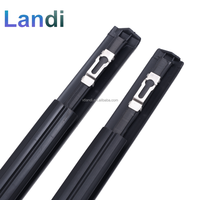 Bande d'étanchéité de voiture en PVC noir, remplacement direct, réduit le bruit du vent, pour 2014-2018 75555-02270 75556-02260